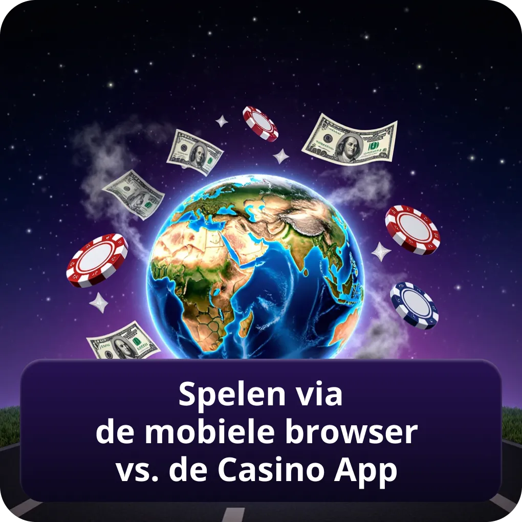 Spelen via de mobiele browser vs. de casino app